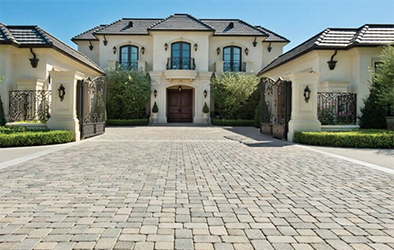 Interlocking paver driveway Los Angeles